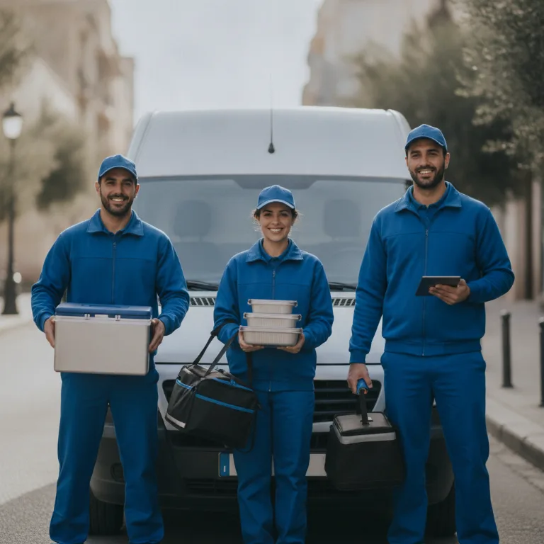 Entrega de Comidas equipo en Tetuan de las Victorias